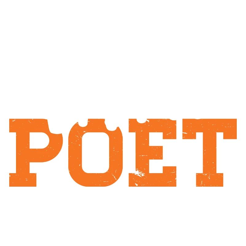 Conception typographique de poète badass