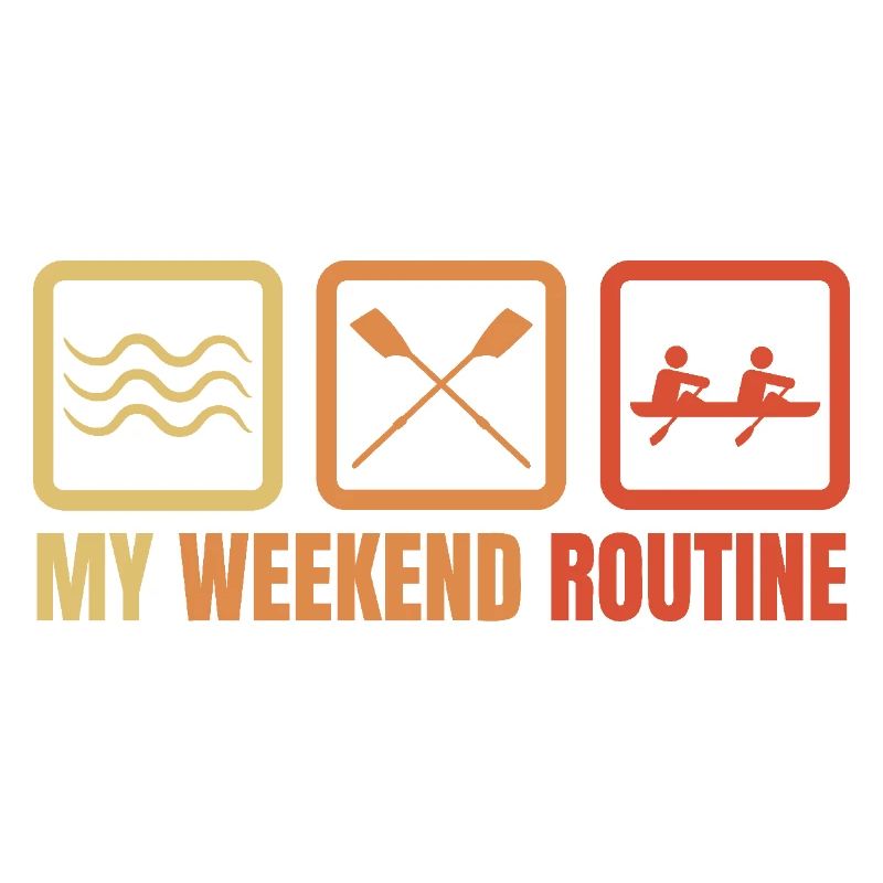 Ruderer Wochenendroutine