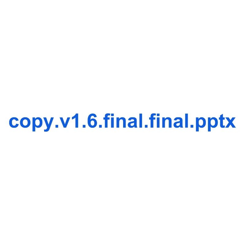 The final PowerPoint