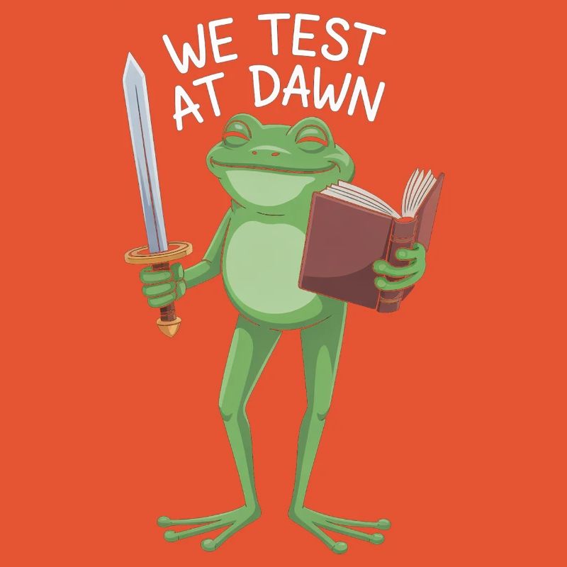 Grenouille de Test de l’Aube : Épée & Parchemin