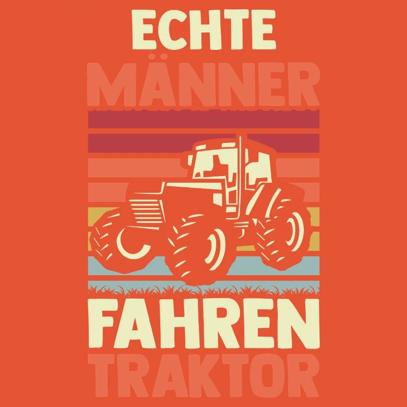 Trecker Landwirt Bauer Traktorfahrer Traktor