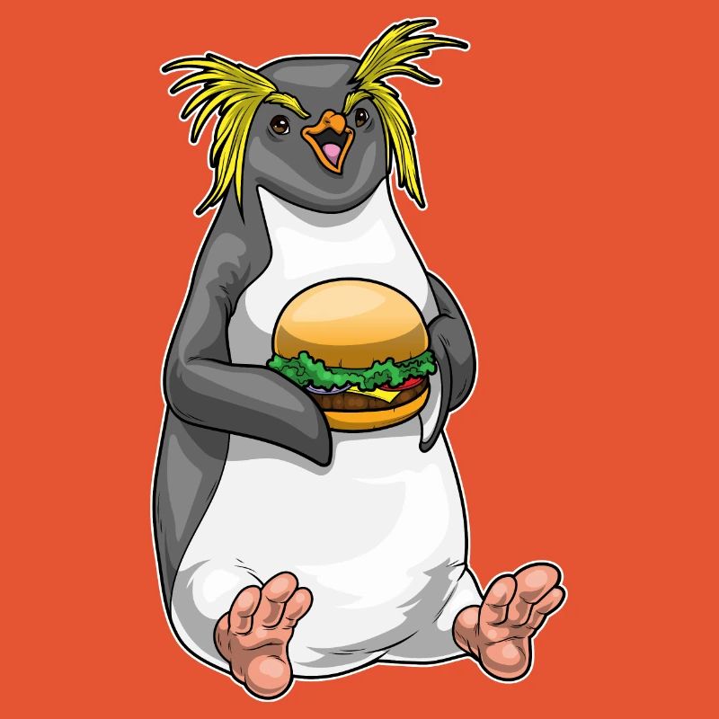 Cheeseburger pingouin