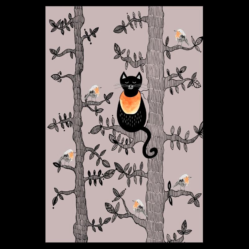 Cat & Robin Poster