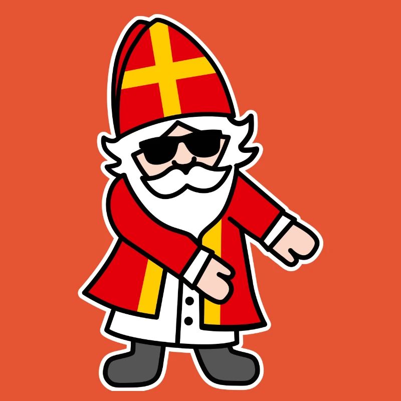 Sinterklaas Saint Nicolais Floss Dance Flossing