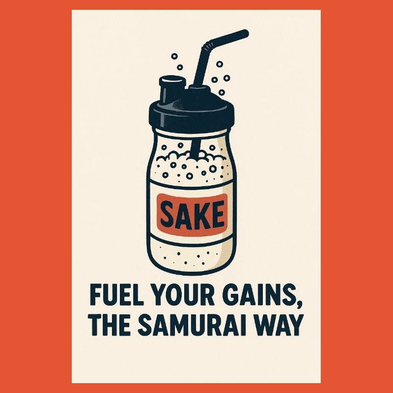 Saké et Gains Style Samurai