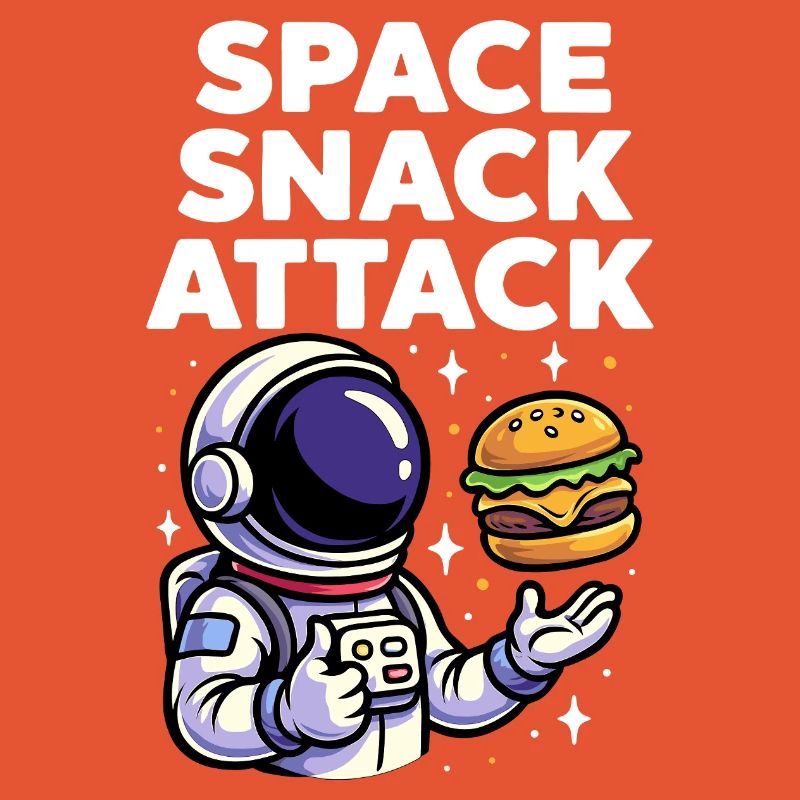 Burger d'astronaute, snack spatial, attaque