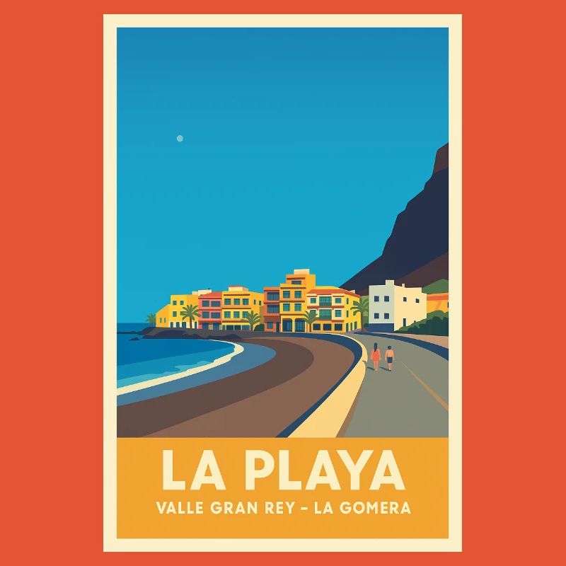 La Playa Affiche Valle Gran Rey