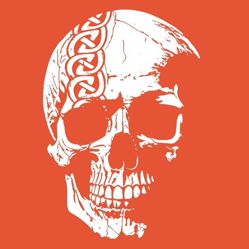 Skull with Celtic knot