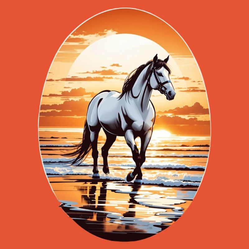 Pferd am Strand