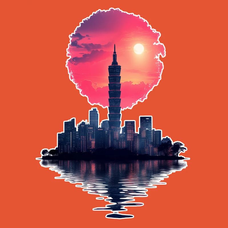 Neon Sunset – Stadt trifft Horizont