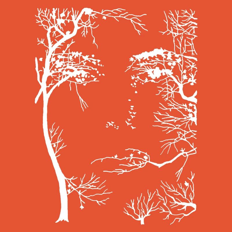 Le visage de la forêt (blanc)