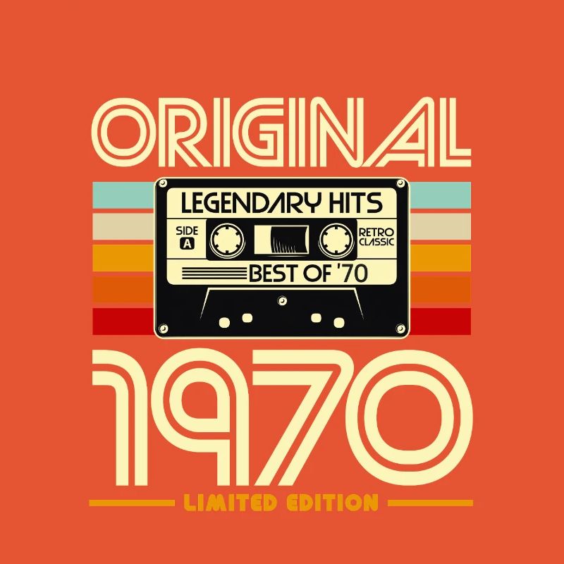 Original 1970 Édition Limitée Cassette