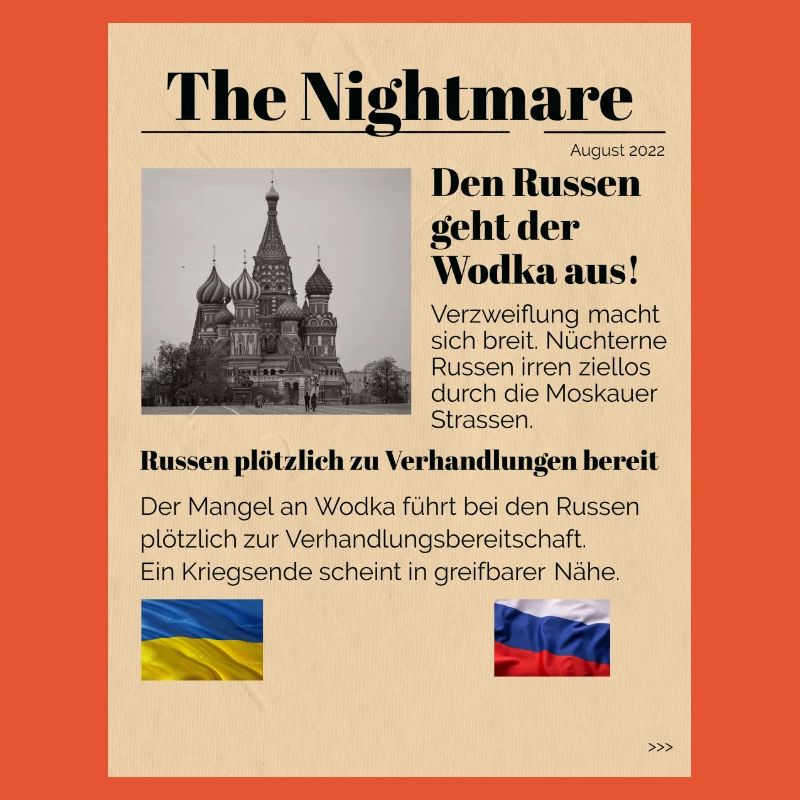 Russisch-Moskauer Nostalgie Design Ironisch