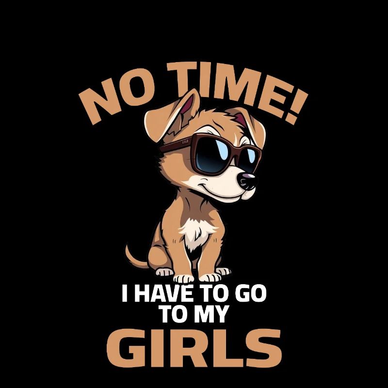 Chien Disant Filles Pas de Temps Pas de Temps Éleveur