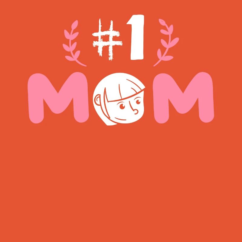 #1 Mom Mutter Muttertag Liebe Geschenk Idee