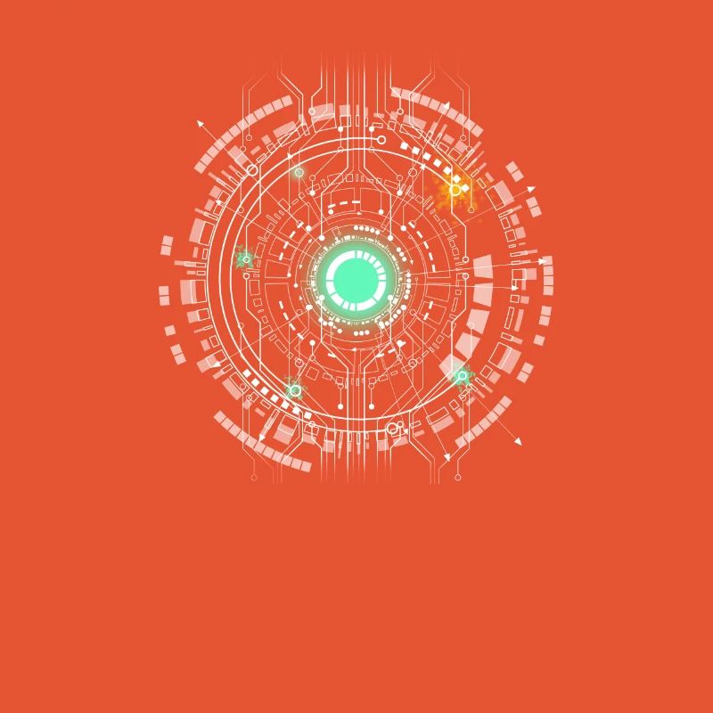 nerd CPU core computer code pc board spaceship