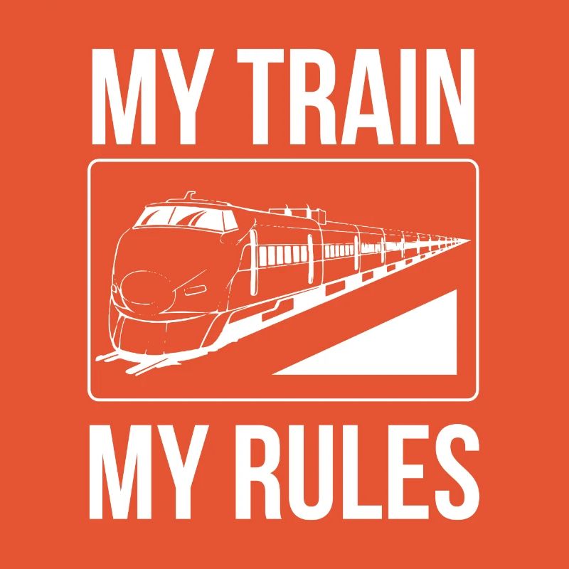 Chef de train Mon train Mes règles T-shirt