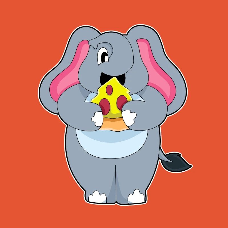 Pizza éléphant