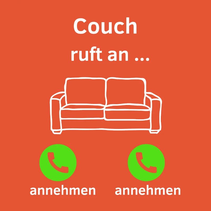 Couch ruft an - annehmen oder annehmen?