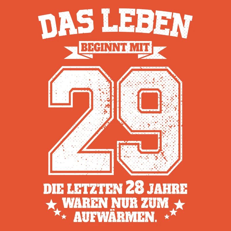 29. Geburtstag Geschenk Das Leben Beginnt Mit 29
