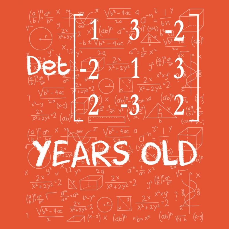 33rd birthday 33 years matrix determinant