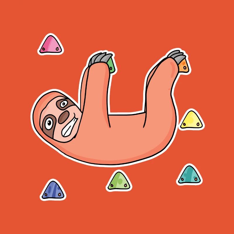 Sloth, Rock Climbing, Rock Climbing