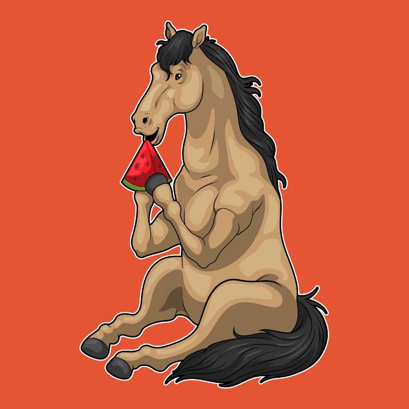 Cheval Pastèque Fruit