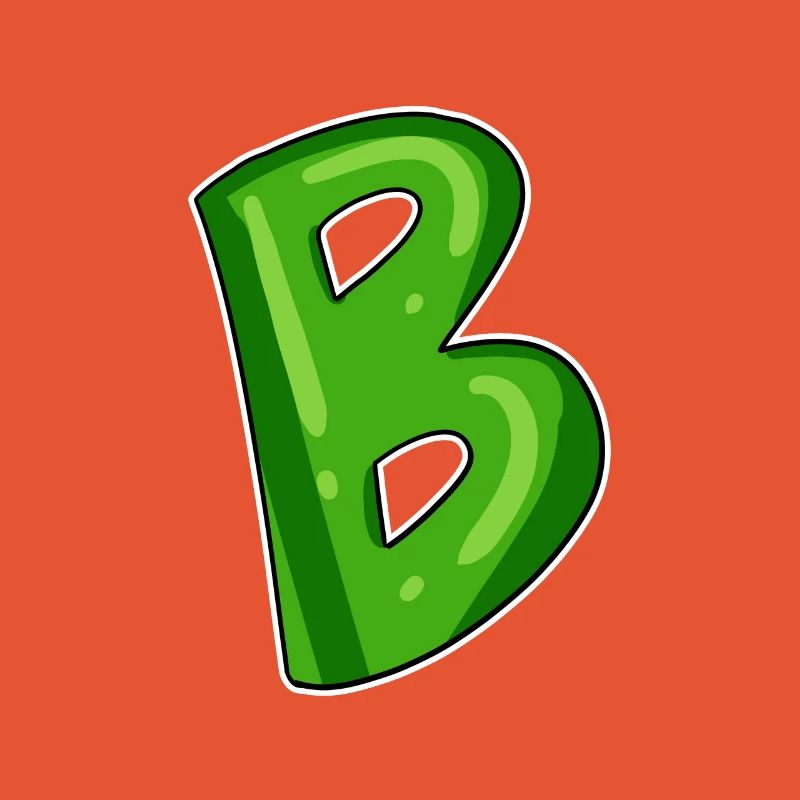 Buchstabe B - Anfangsbuchstabe B