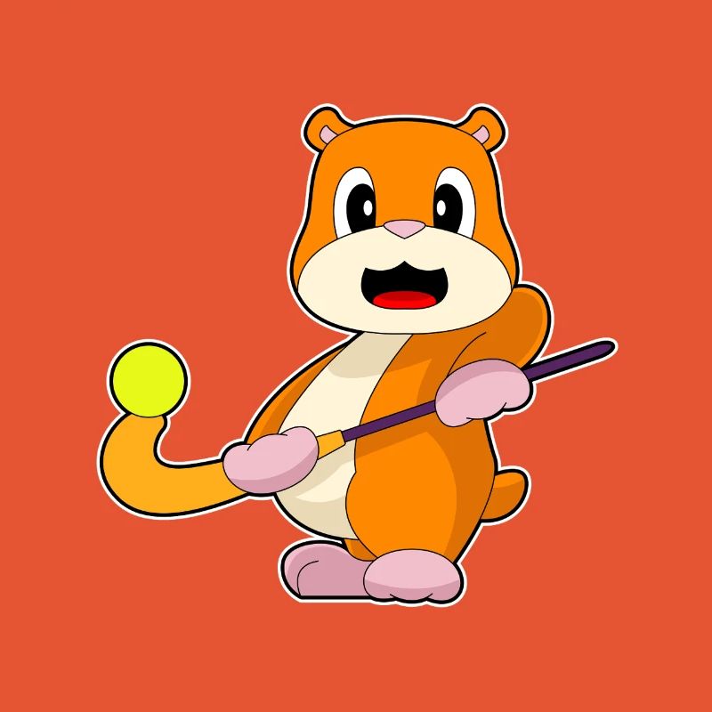Hamster Bâton de Hockey sur Gazon