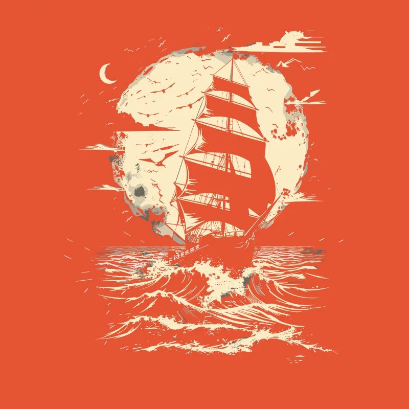 Sailing Drawing