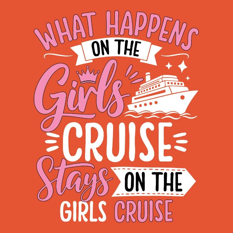Conception de dicton de croisière pour filles