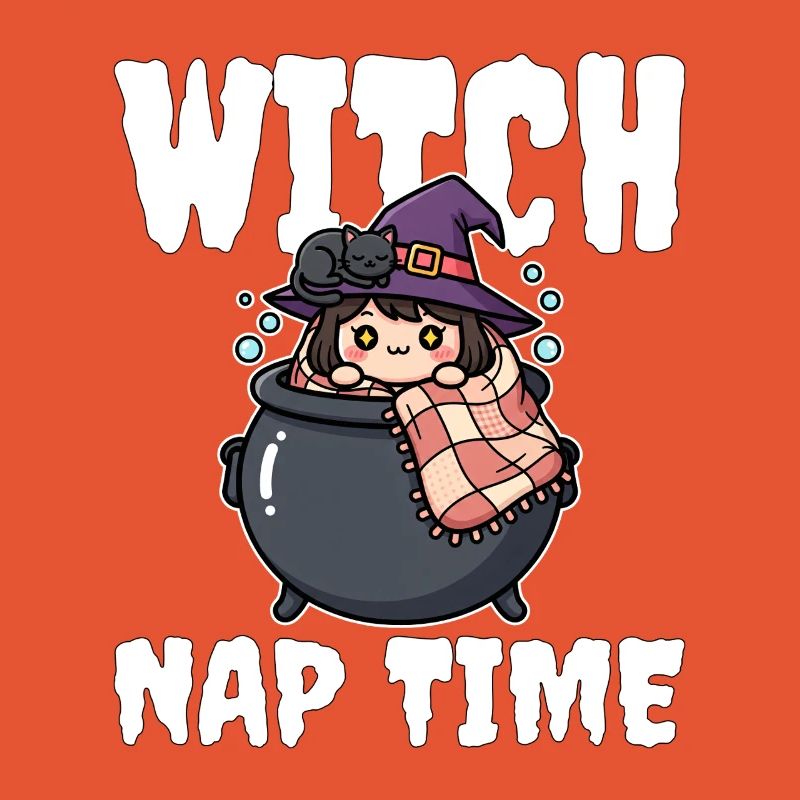 WITCH NAP TIME - WITCH HALLOWEEN