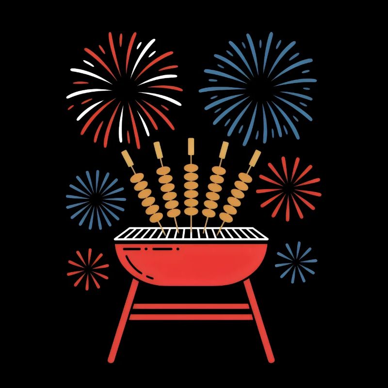 Pitmaster BBQ Skewers Independence Day 4th of