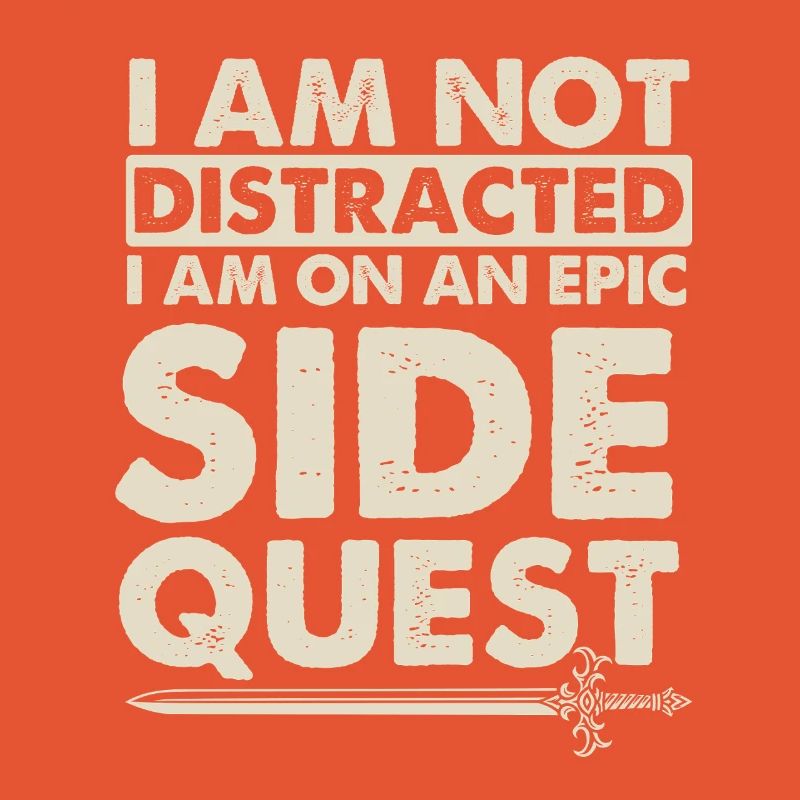 On An Epic Side Quest Not Distracted RPG Gamer