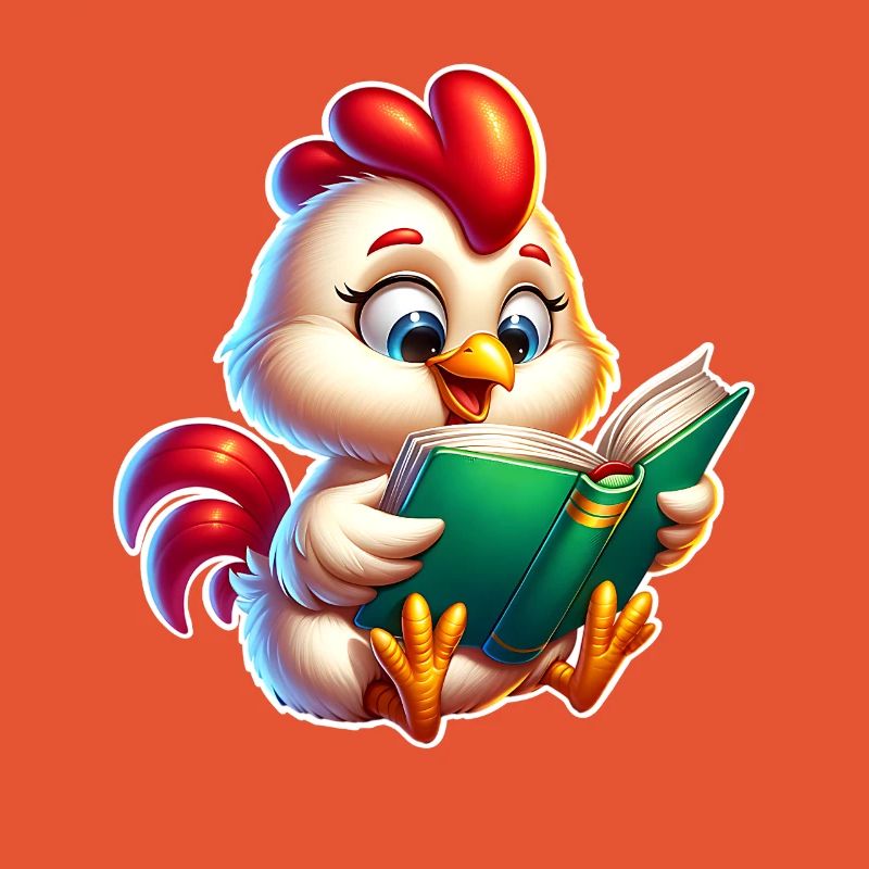 Chicken Book Reading
