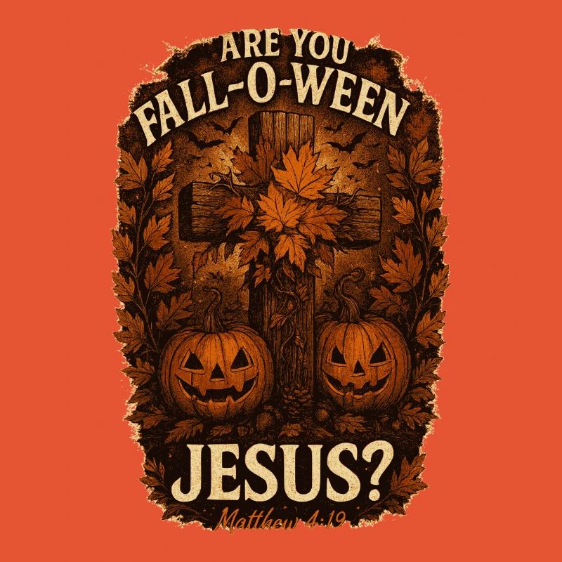 Bist du Fall-O-Ween Jesus Halloween Herbst