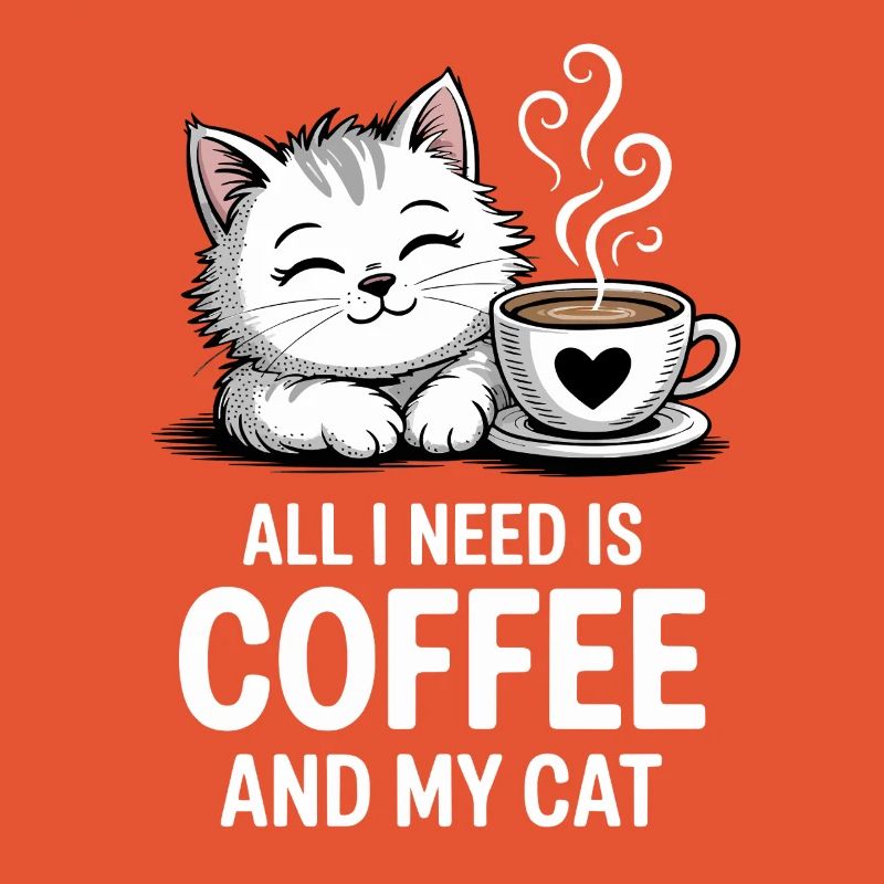 All I Need Is Coffee and Cat