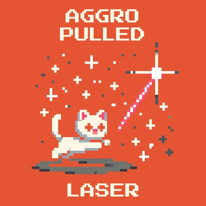 Aggro dessiné : Laser | L’instinct du chat