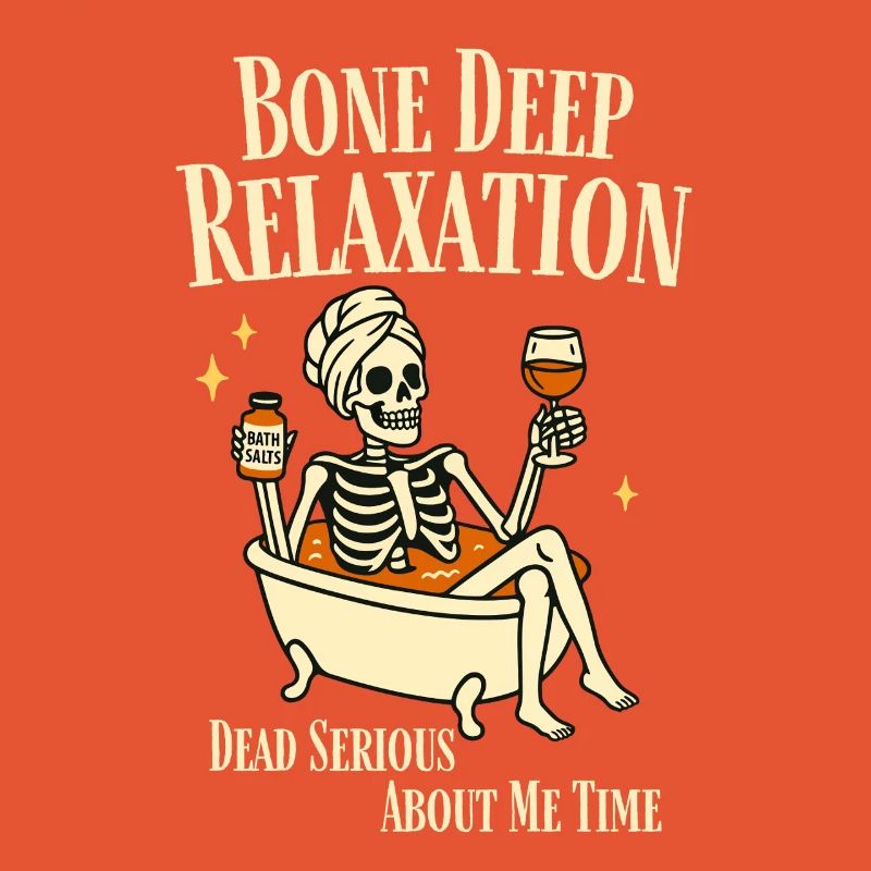 Bone Deep Relaxation – Lustiges Skelett Wellness