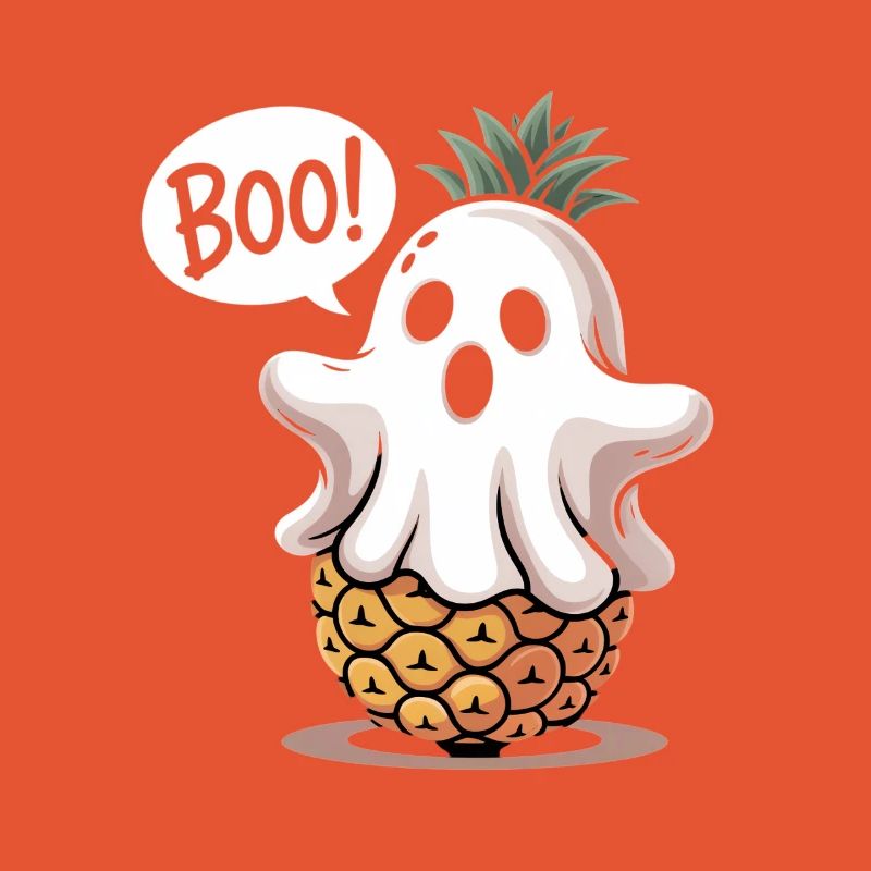 Pineapple Ghost Halloween