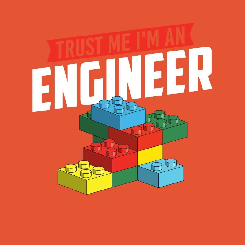 Glaub mir, ich bin ein Ingenieur Brick Builder Block Build