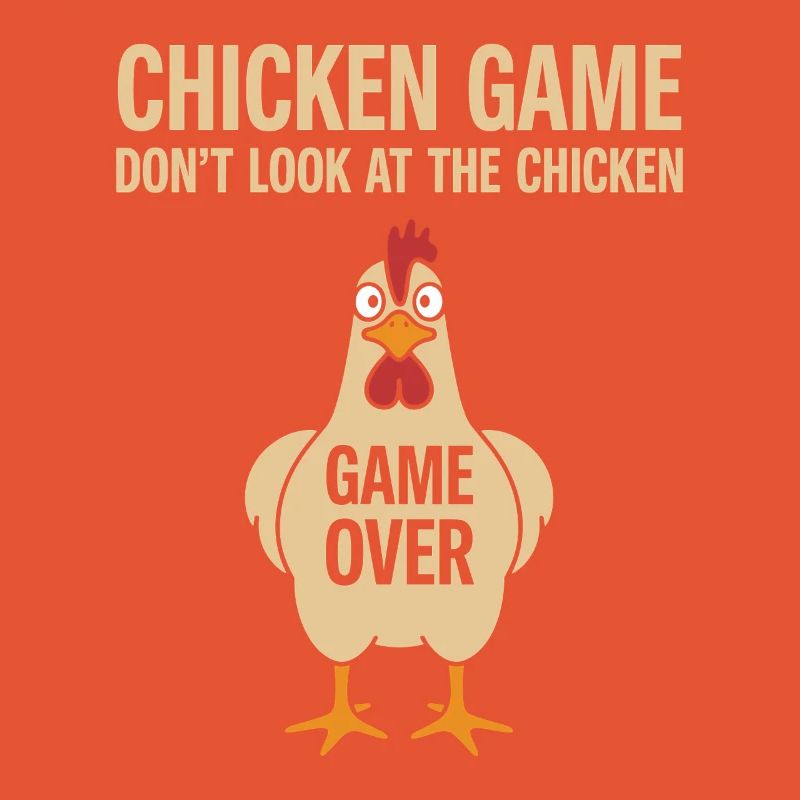 Jeu de poulets de théorie de jeu