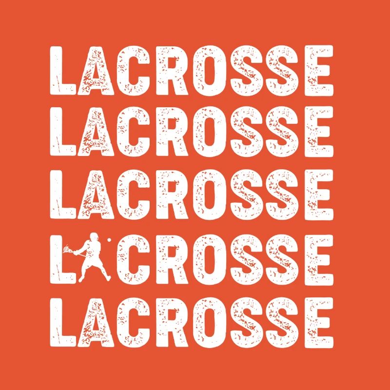 Lacrosse Texte Répété Conception en gras