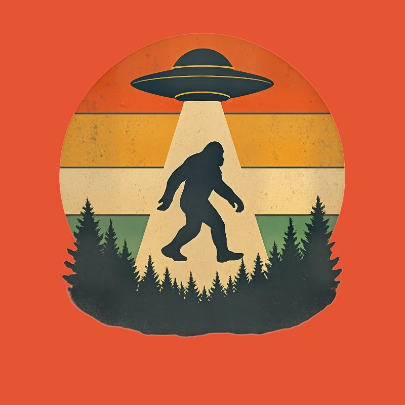 Alien Bigfoot UFO Sasquatch Believers Spaceship