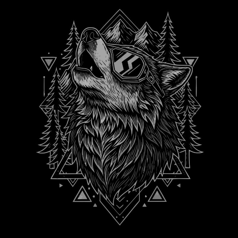 Stay Wild Wolf Outdoor