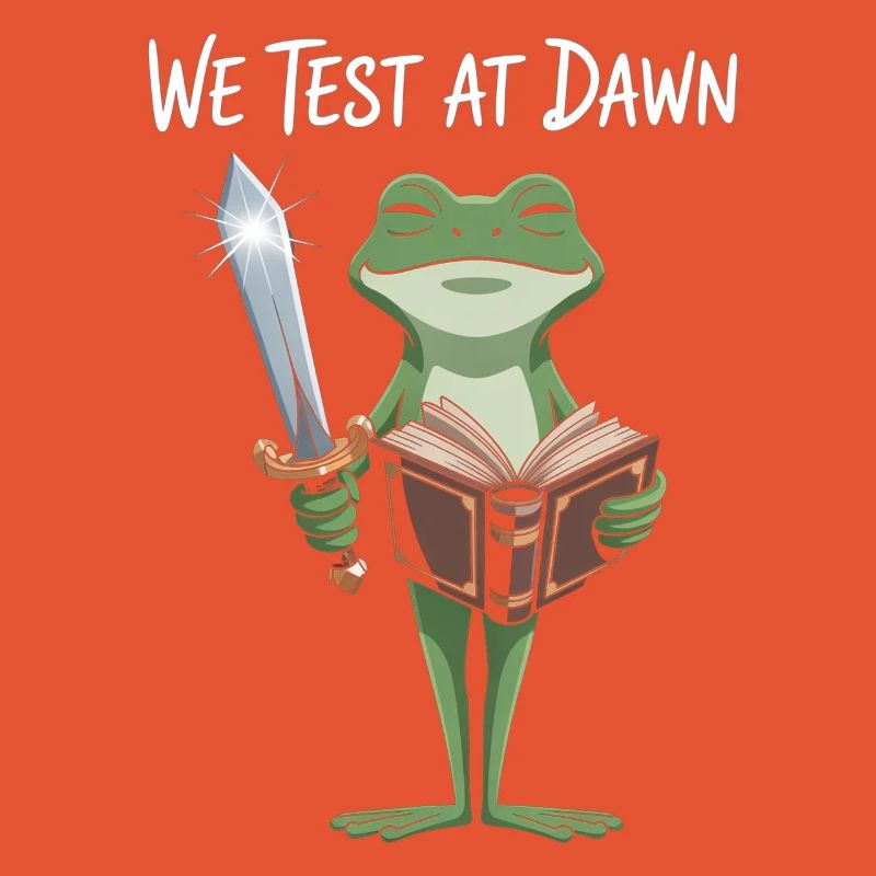 Grenouille de Test de l’Aube : Épée & Parchemin