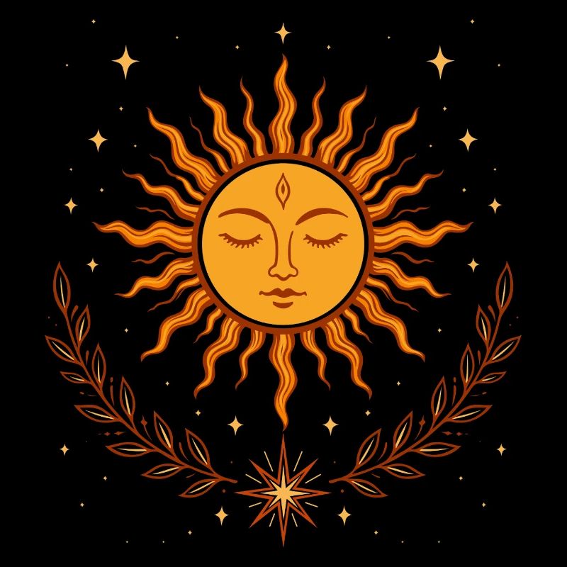 Midsummer Sun – Boho Symbol