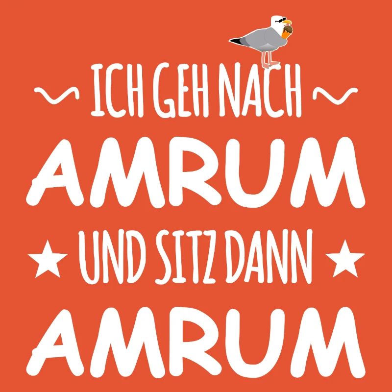 Amrum mit Schnaps Möwe