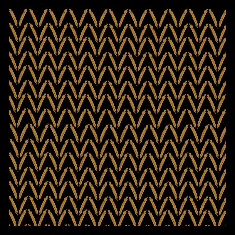 Rye ears of corn pattern, plants