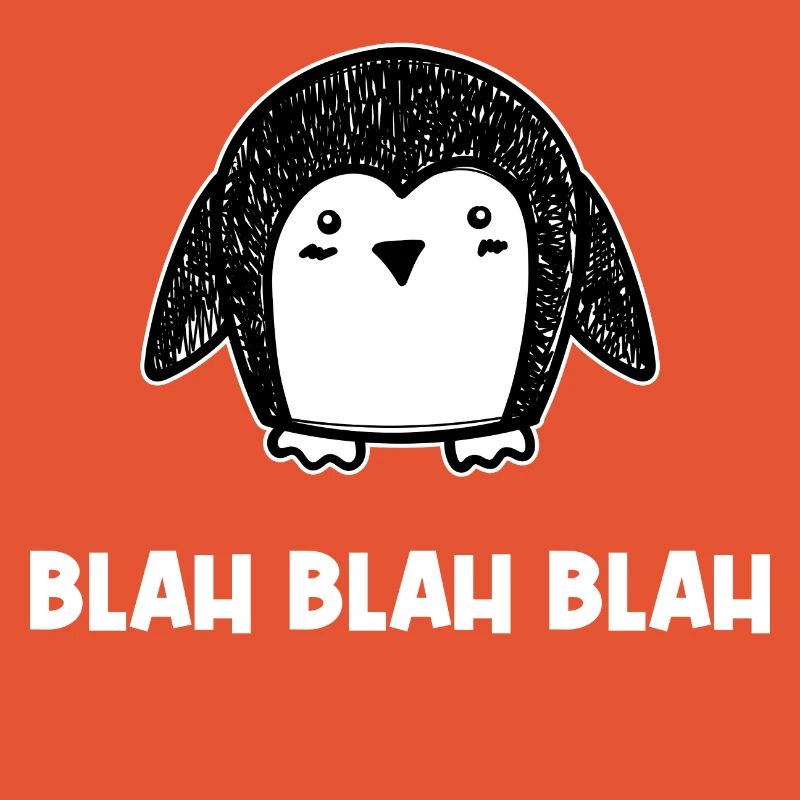 Pinguin Kalt Spruch Tier Schnee Eis Vogel